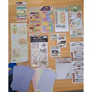 Scrapbooking Stickers Lot : Travel & Miscellaneous
